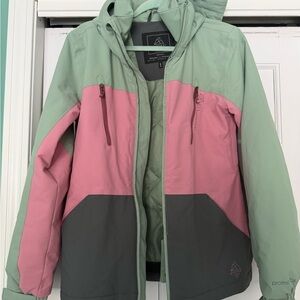 Protest 10k Women's Mint and Pink Ski Jacket